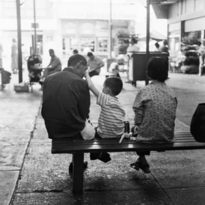 Three on a Bench